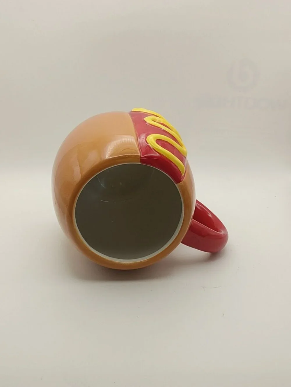 Market Square Hot Dog Coffee Mug Ceramic Hand Wash Only 12 oz Novelty Design Bro
